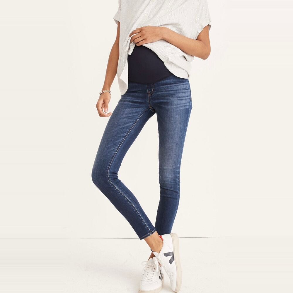 Madewell Maternity Over-the-Belly Skinny Jeans 25 Danny